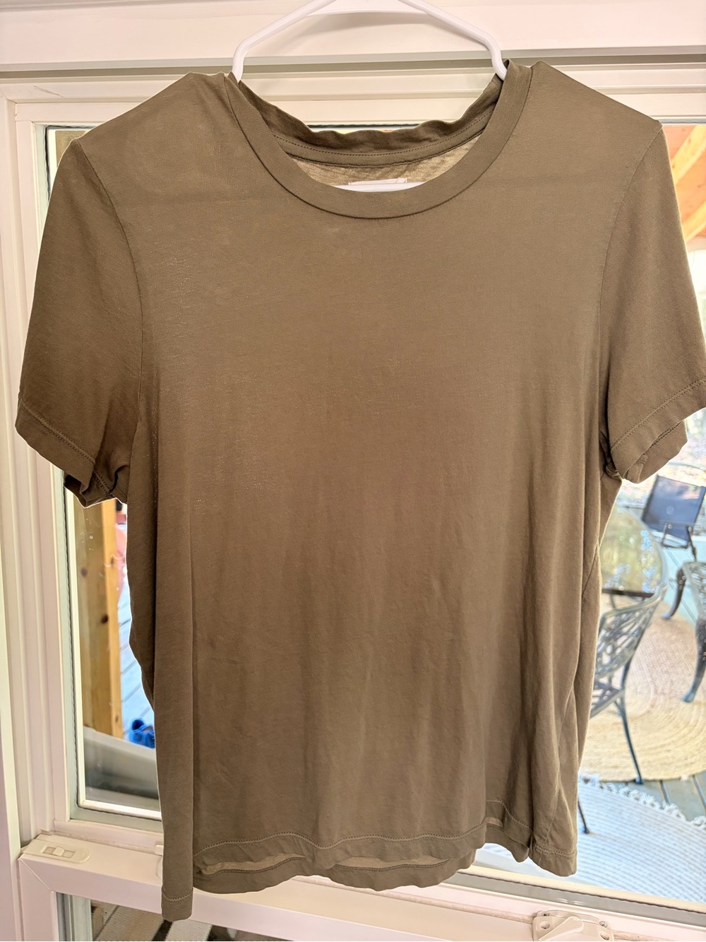 MATE the Label Short Sleeve Crew Tee in Olive